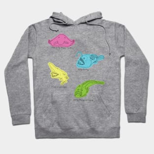 Optimistic Ugly Fish Hoodie